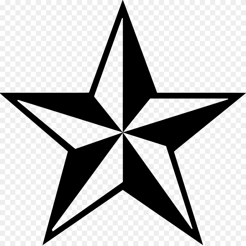 Nautical Star Clipart, Star Symbol, Symbol, Cross Free Png