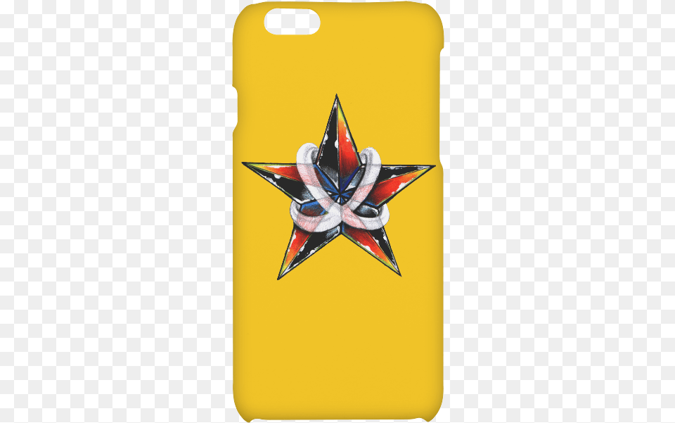 Nautical Star Projekt By Sandersk Hard Case For Iphone Nautical Star Tattoo Designs, Symbol, Aircraft, Airplane, Transportation Free Png