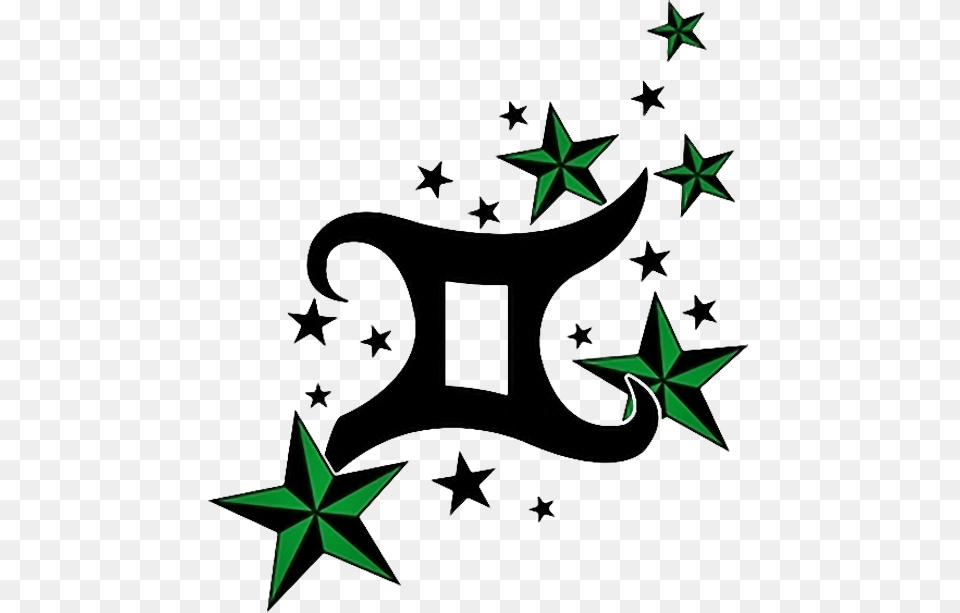 Nautical Stars And Gemini Tattoo Design Images 6281 Cancer Zodiac Tattoo Ideas, Star Symbol, Symbol Free Png