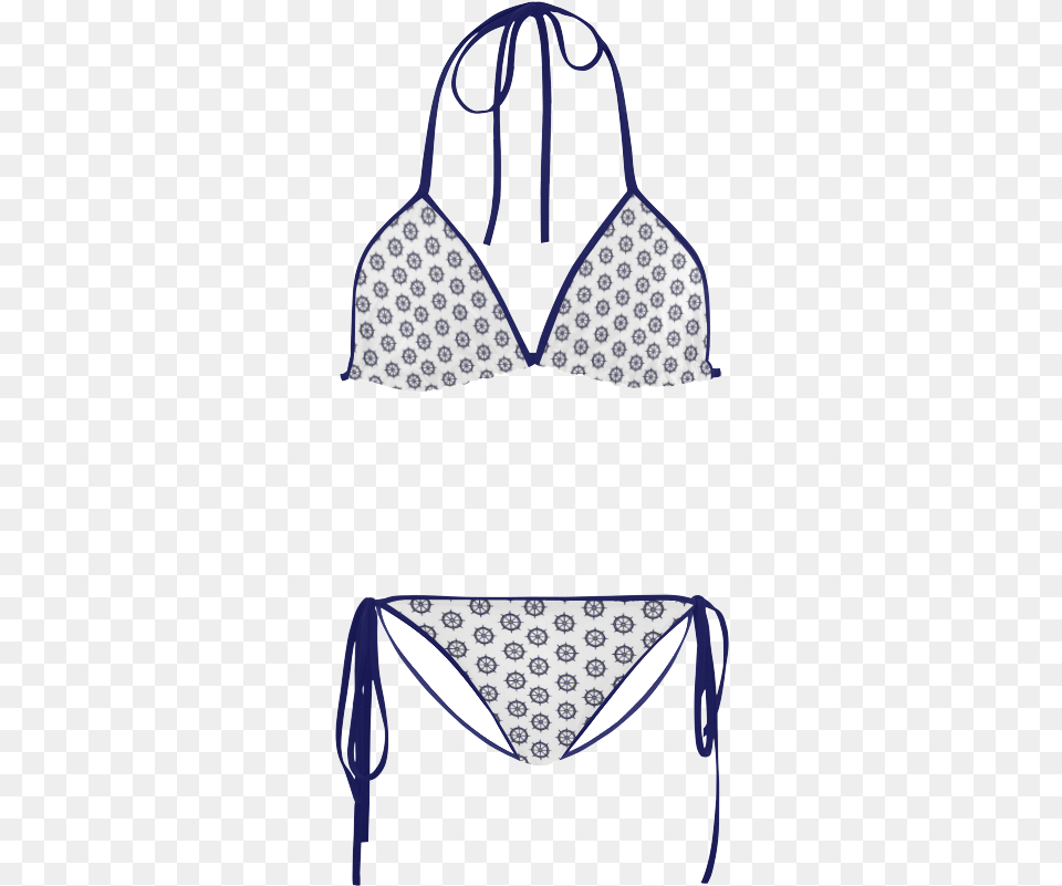 Nautical Wheel Custom Bikini Swimsuit Background Bikini, Swimwear, Clothing, Accessories, Bag Free Transparent Png