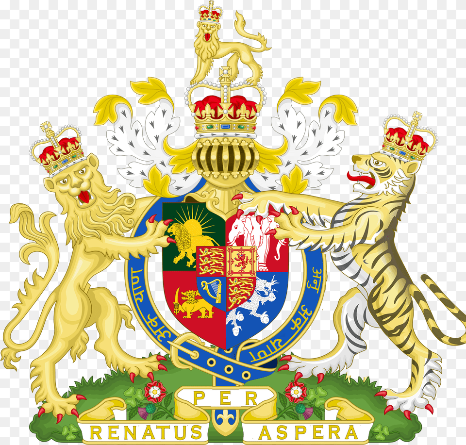 Nav India Coa Royal Coat Of Arms, Emblem, Symbol, Logo, Animal Free Transparent Png