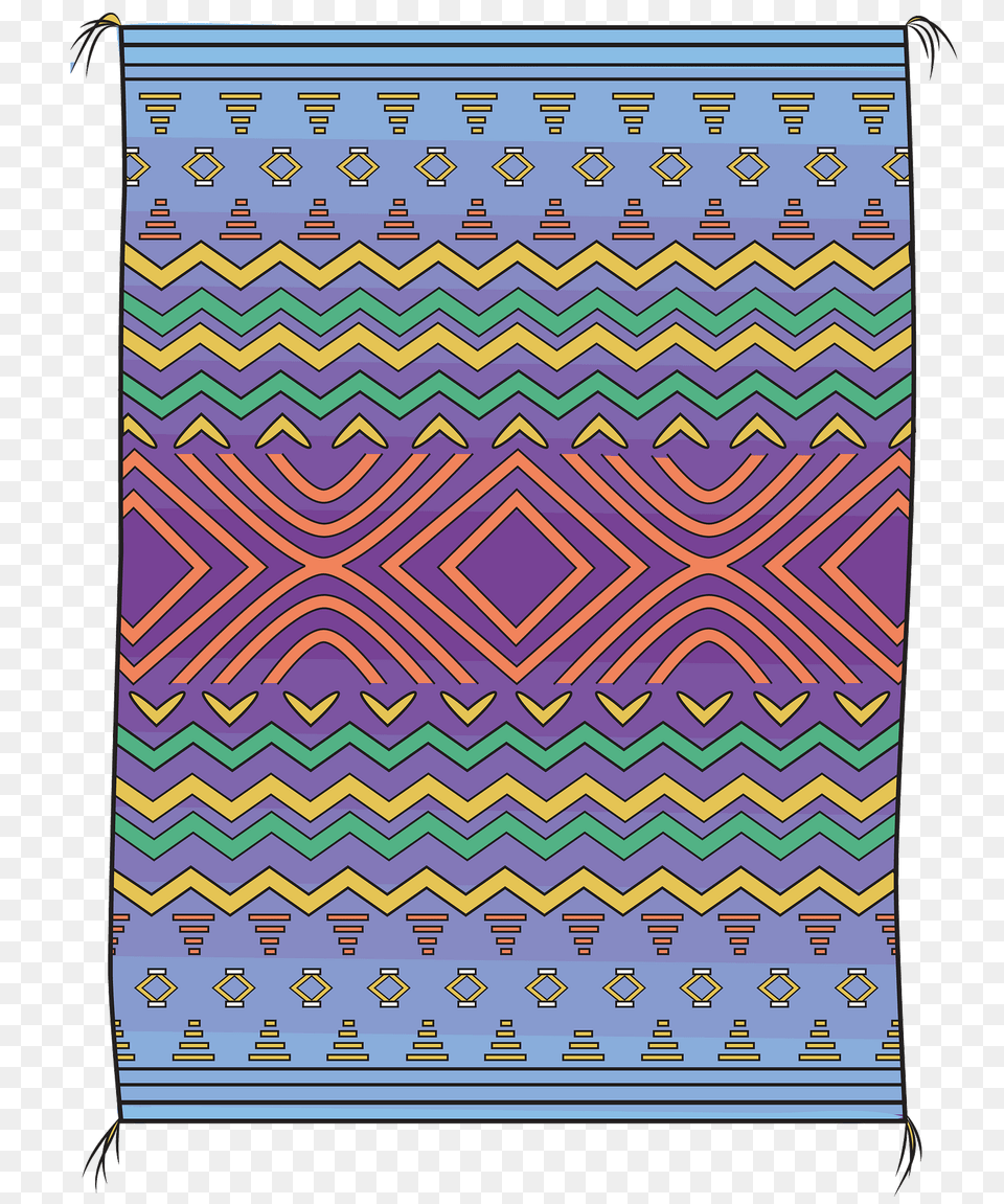 Navajo Blanket Clipart, Home Decor, Rug, Pattern, Scoreboard Png
