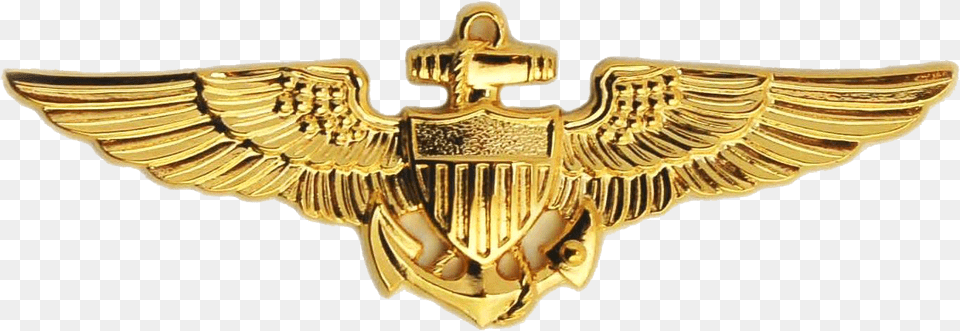 Naval Aviator Badge Naval Aviator Wings, Logo, Symbol, Animal, Fish Free Png Download