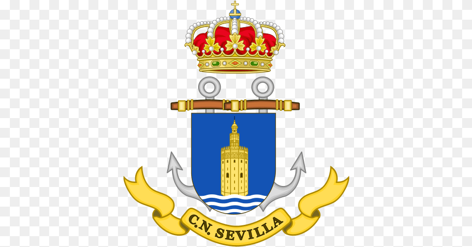 Naval Command Of Sevilla Spanish Navy Rosas Code Of Arms, Emblem, Symbol, Accessories, Jewelry Free Png