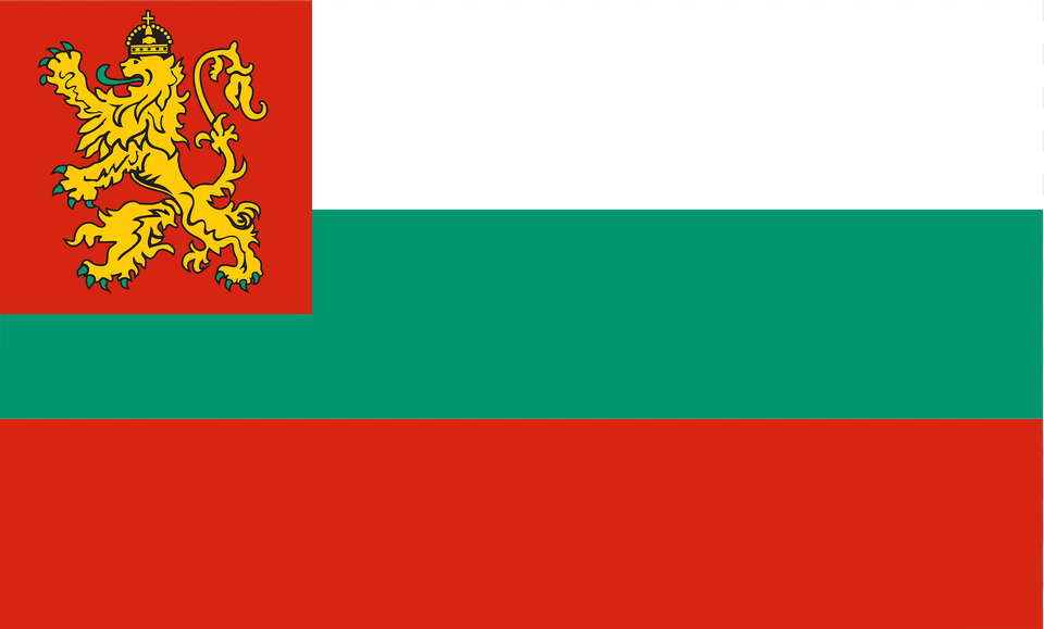 Naval Ensign Of Bulgaria 1878 1944 Clipart, Flag Png