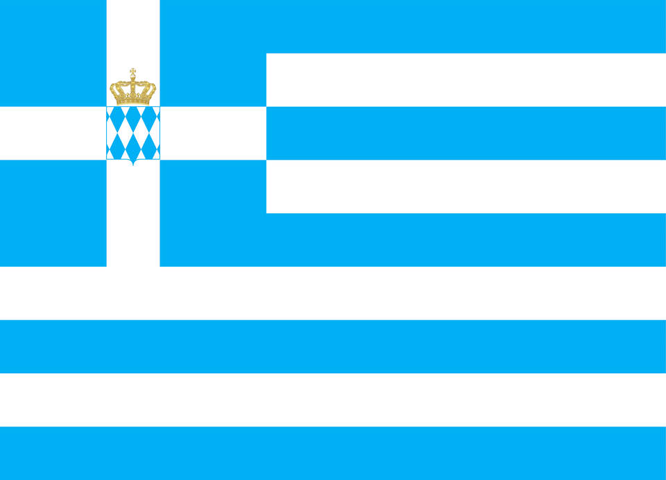 Naval Ensign Of Greece 1833 1858 Clipart Free Png