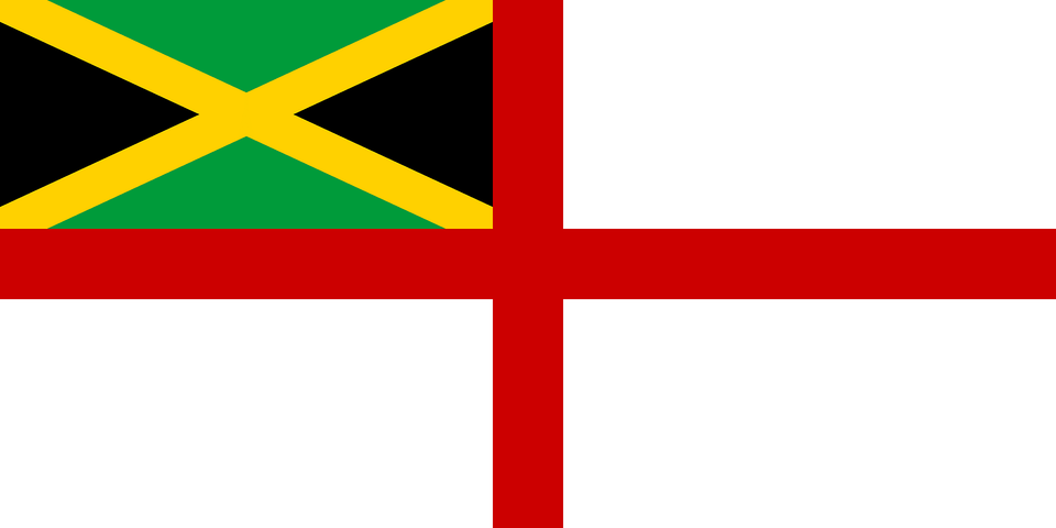 Naval Ensign Of Jamaica Clipart, Flag Png Image