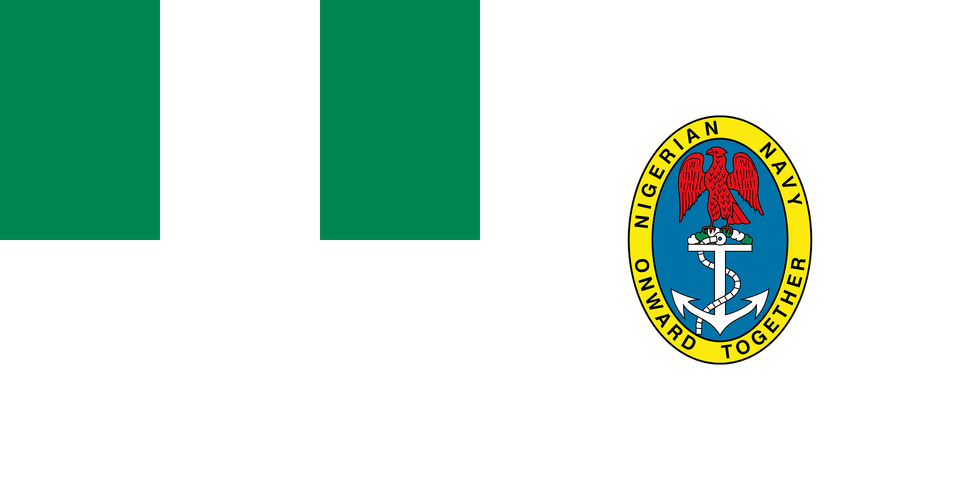 Naval Ensign Of Nigeria Clipart, Logo, Badge, Symbol Free Png