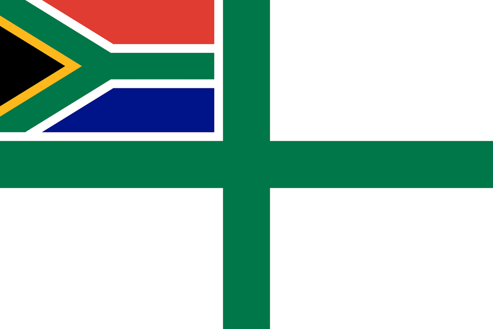 Naval Ensign Of South Africa Clipart, Flag Free Transparent Png