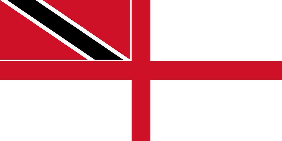 Naval Ensign Of Trinidad And Tobago Clipart, Logo, Symbol Png