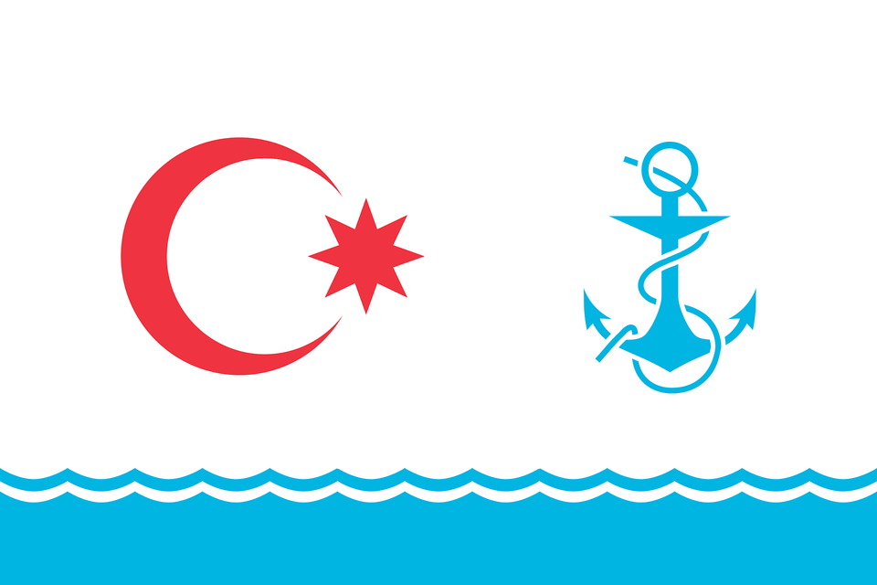 Naval Flag Of Azerbaijan Clipart, Electronics, Hardware, Logo, Symbol Free Png Download