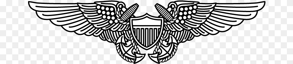 Naval Flight Officer Pin, Emblem, Symbol, Logo, Aircraft Png