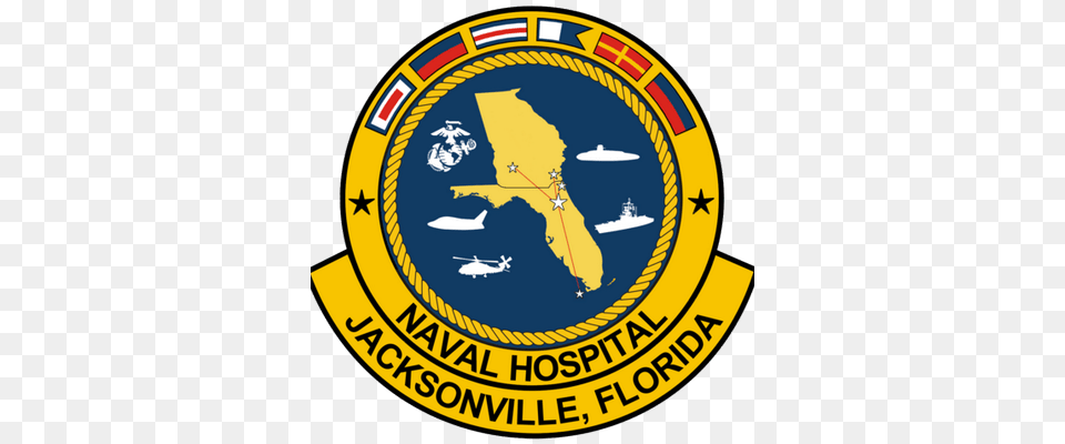 Naval Hospital Jacksonville Logo Naval Hospital Jacksonville, Badge, Symbol, Emblem, Aircraft Free Transparent Png