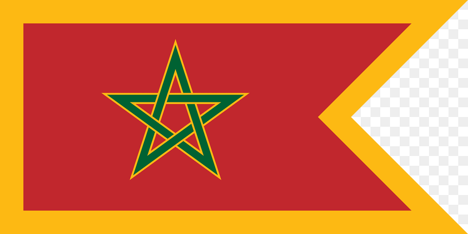 Naval Jack Of Morocco Clipart, Star Symbol, Symbol Png Image