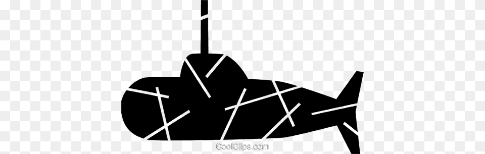 Naval Submarine Royalty Vector Clip Art Illustration, Transportation, Vehicle Png Image