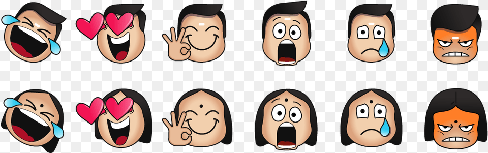 Navarasa Emoji, Face, Head, Person, Baby Free Png Download