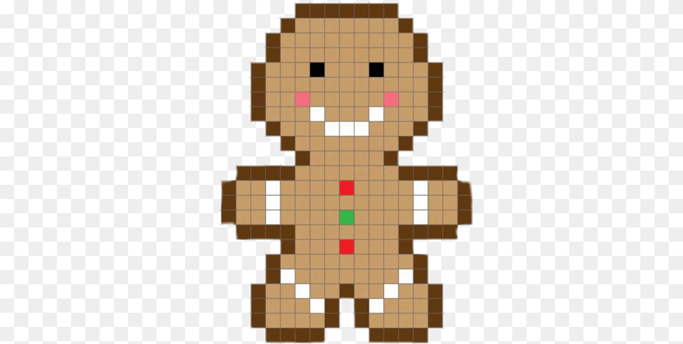 Navidad Sticker Galletas Pixel Art Gingerbread Man, Chess, Game Free Transparent Png