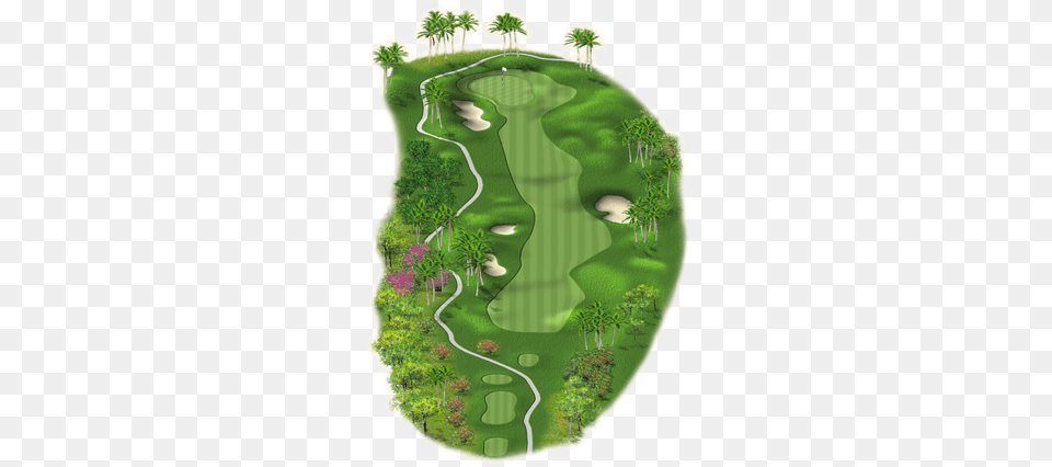 Navigate The Course Golf Course Hole, Field, Outdoors, Nature, Grass Png