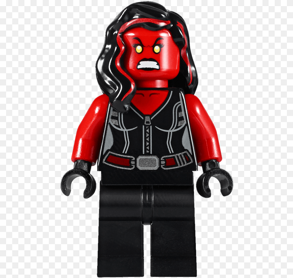 Navigation Red She Hulk Minifigure, Baby, Person, Robot, Face Free Png