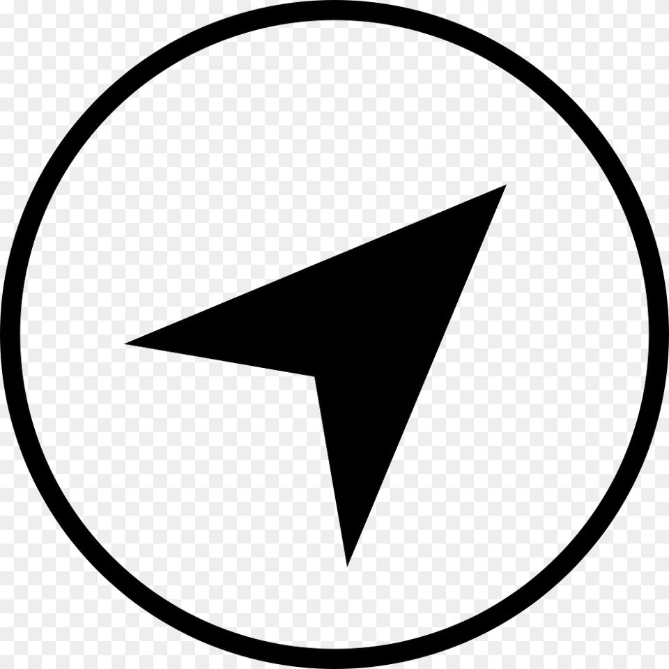 Navigation Round Navigation Icon Round, Triangle, Symbol Free Png