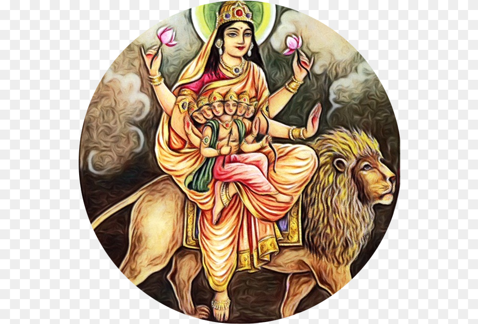 Navratri 5th Day Devi, Art, Adult, Person, Woman Free Png Download