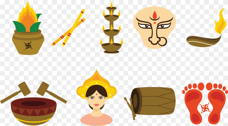 Navratri Download Navratri, Adult, Female, Person, Woman Free Transparent Png