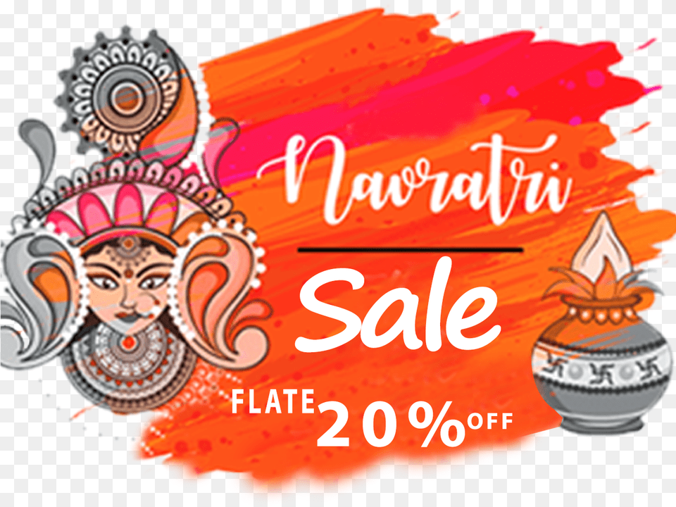 Navratri Images Logo 1e16ac10 Cc71 11e8 Be67 5d3ded0ace3e Happy Navratri File, Face, Head, Person, Art Free Png Download