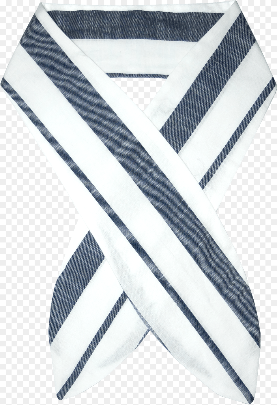 Navy And White Stripe Headscarf Pattern, Outdoors, Nature, Plush, Toy Png