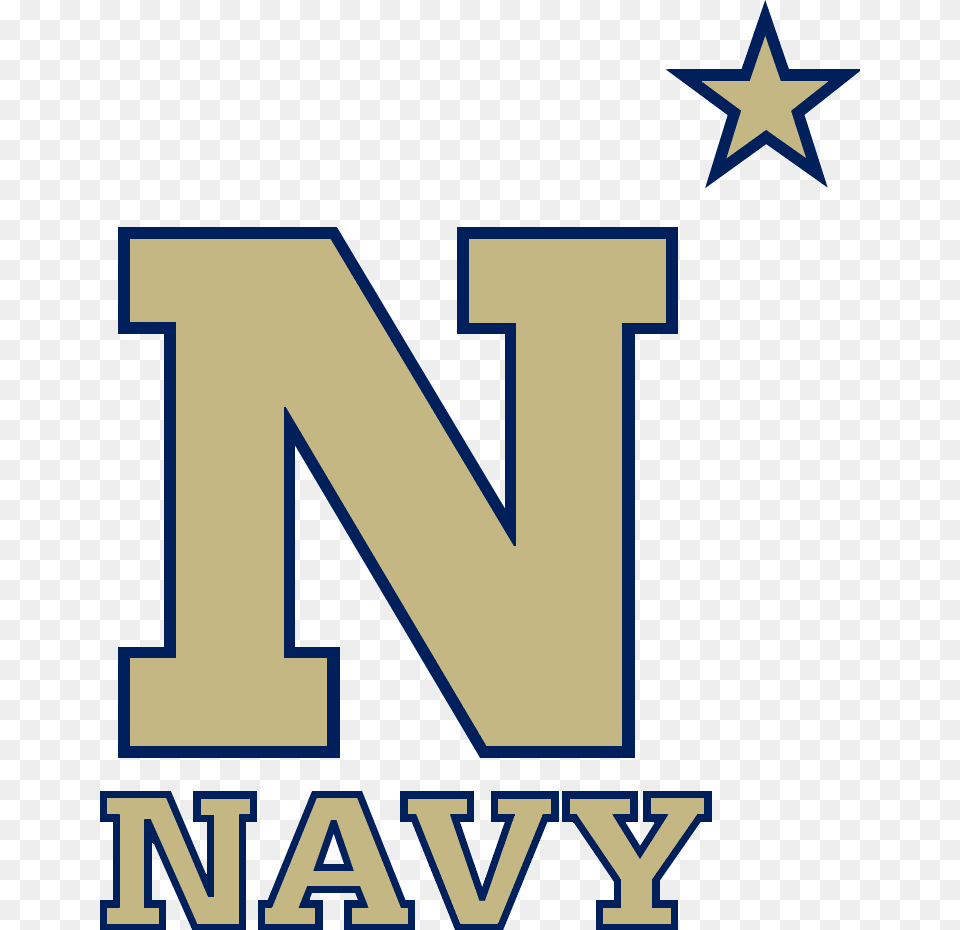 Navy Athletics Logo, Symbol, Text, Number Free Png Download