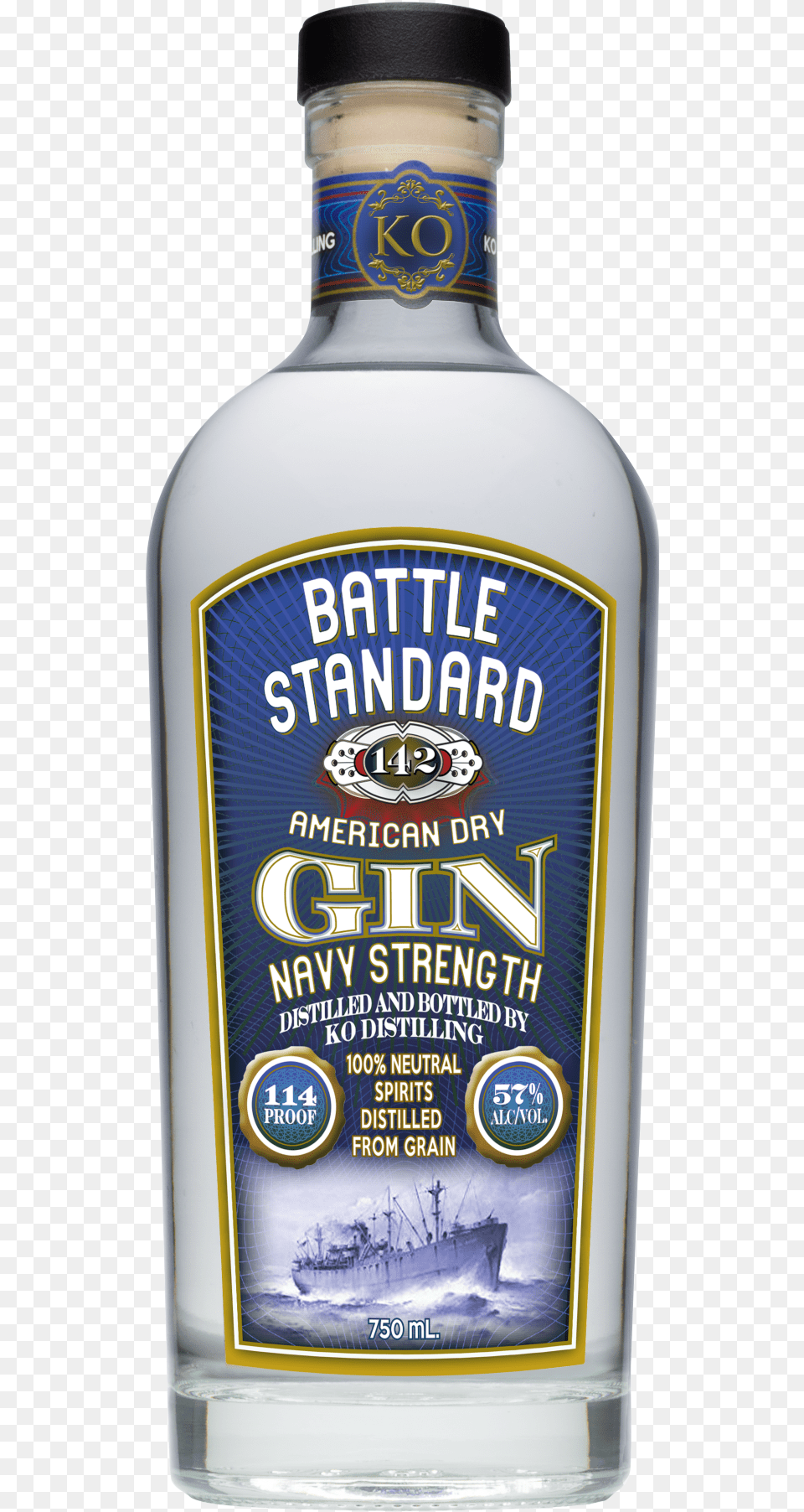 Navy Battle Strength Gin, Alcohol, Beverage, Liquor, Beer Free Png Download