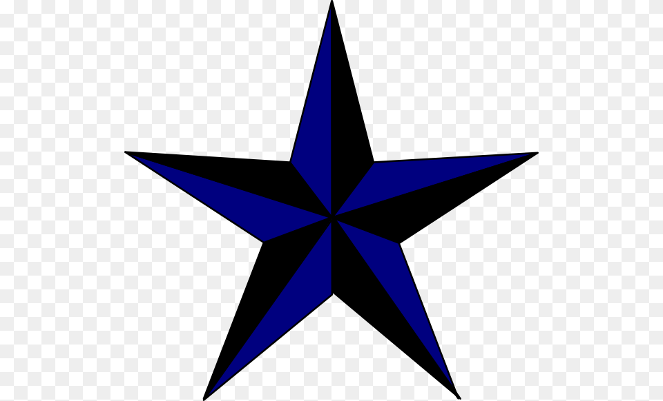Navy Blue Black Texas Star Clip Art For Web, Star Symbol, Symbol, Rocket, Weapon Free Png Download