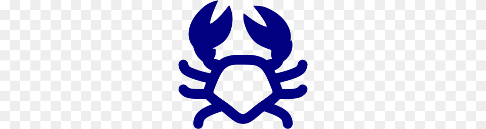 Navy Blue Crab Icon, Gray, Lighting Free Transparent Png
