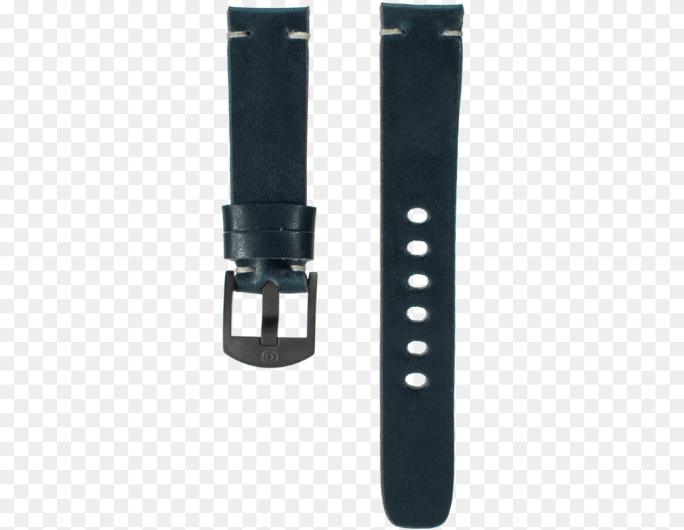 Navy Blue Leather Strap Navy Calf Leather Watch Strap, Accessories, Belt, Buckle Png Image