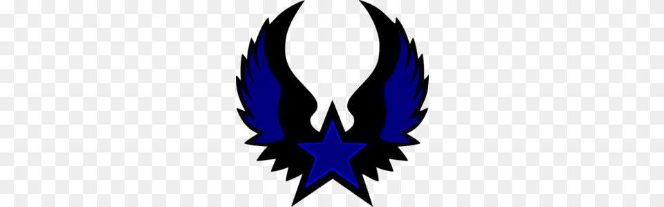 Navy Blue Star Emblem Clip Art, Symbol, Star Symbol, Logo, Person Free Png