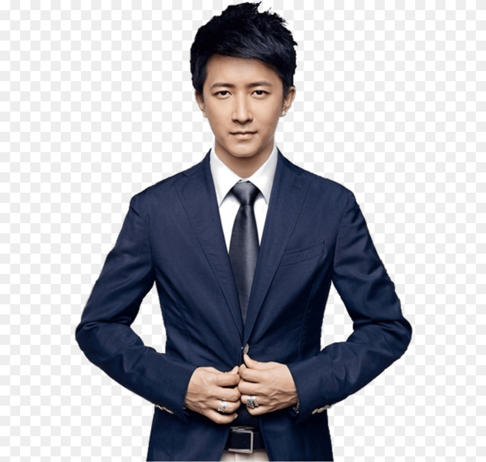 Navy Blue Suit Male In Suit, Accessories, Jacket, Formal Wear, Coat Free Png Download