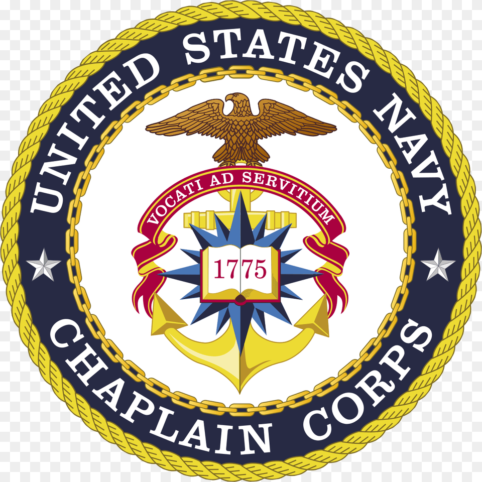Navy Chaplain Corps Logo, Badge, Emblem, Symbol, Animal Free Png Download