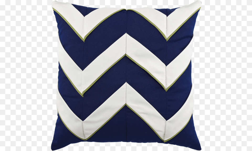 Navy Cruise Chevron 20quot Square Indoor Outdoor Pillow, Cushion, Flag, Home Decor Free Png