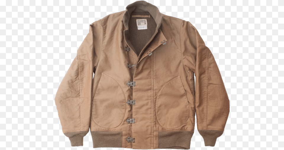 Navy Deck Hook Khaki Jacket, Clothing, Coat, Vest Free Png Download