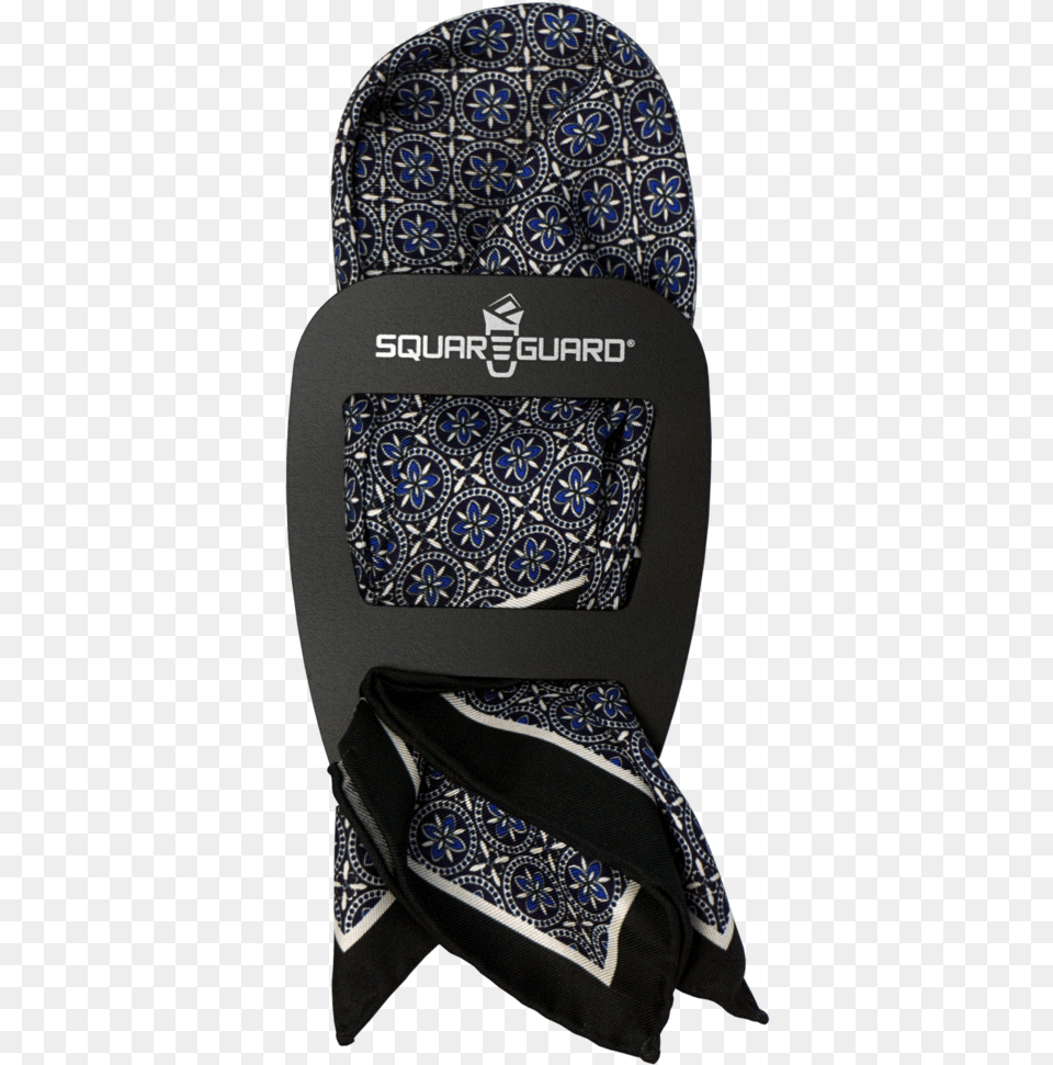 Navy Floral Medallions Pocket Square Squareguard Car Seat, Cushion, Home Decor, Accessories, Bag Free Png