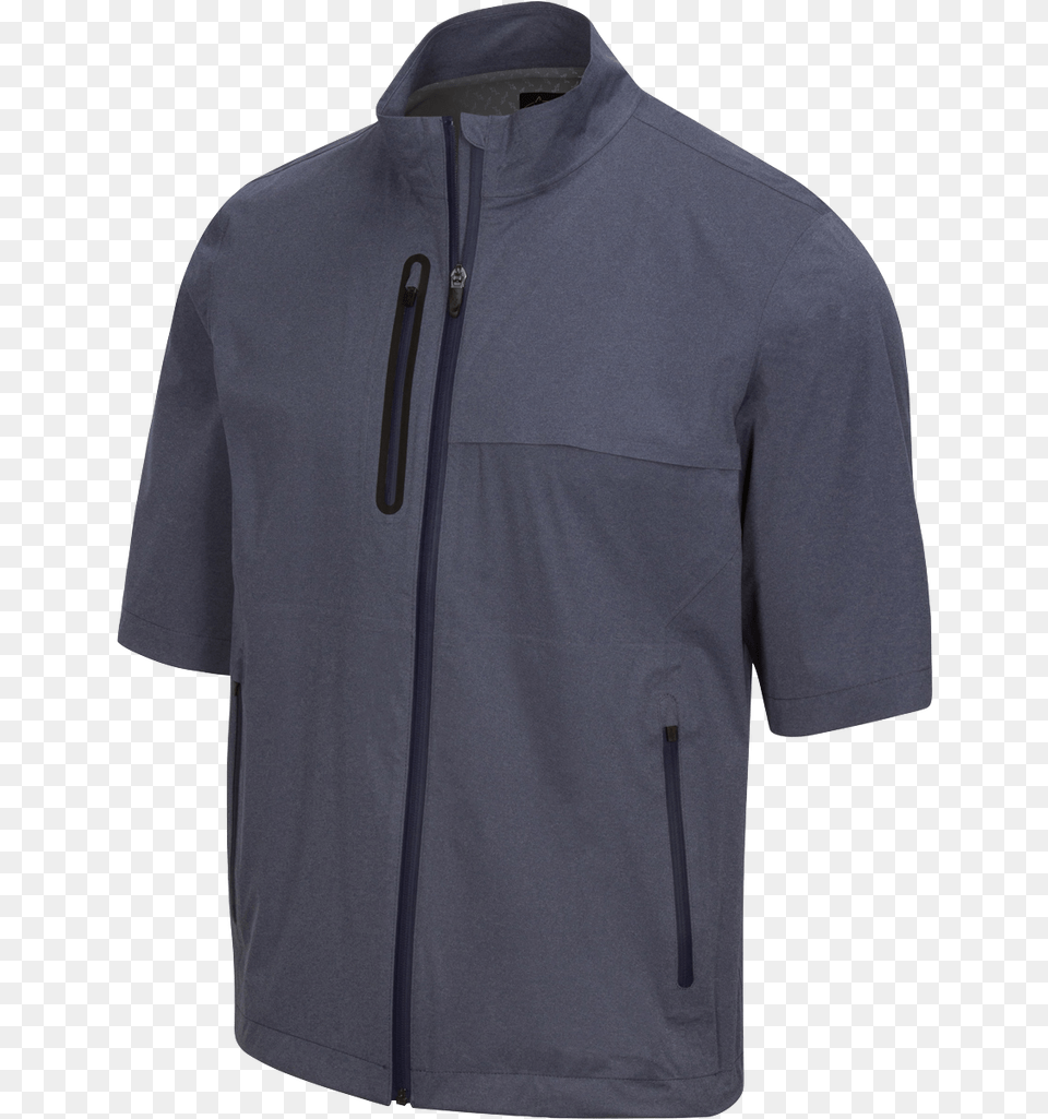 Navy Heather Polar Fleece, Clothing, Coat, Jacket Free Png Download