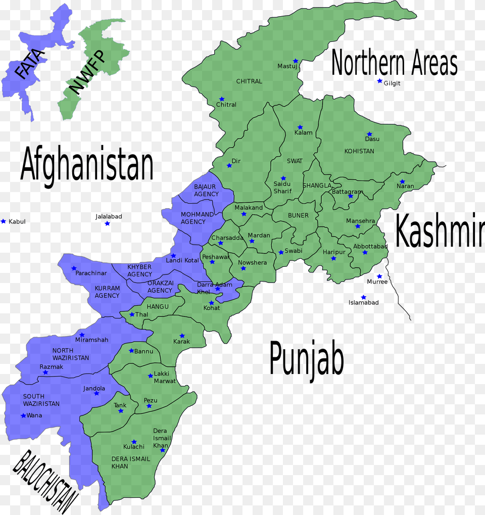Navy Intelligence Maps Shows The Districts Of The Fata Kpk Map, Chart, Plot, Outdoors, Nature Png Image