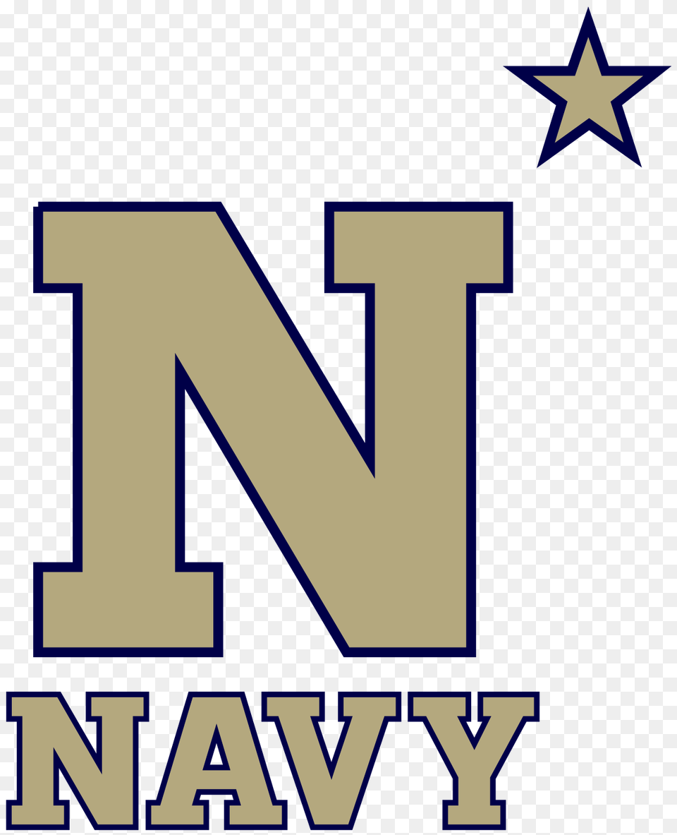 Navy Midshipmen Football, Symbol, Logo, Text Free Png