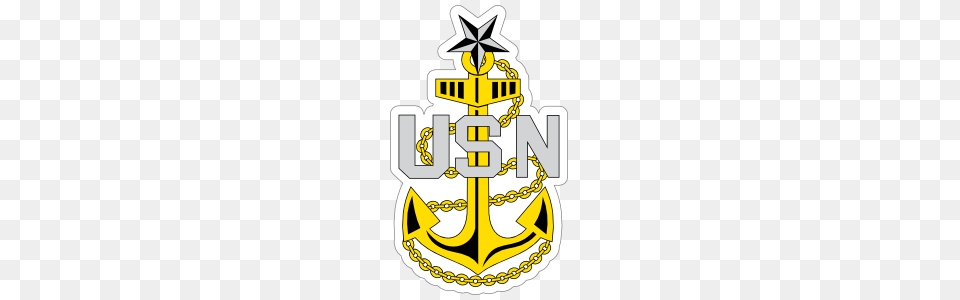 Navy Rank E Master Chief Petty Officer Insignia Sticker, Electronics, Hardware, Hook, Dynamite Free Png