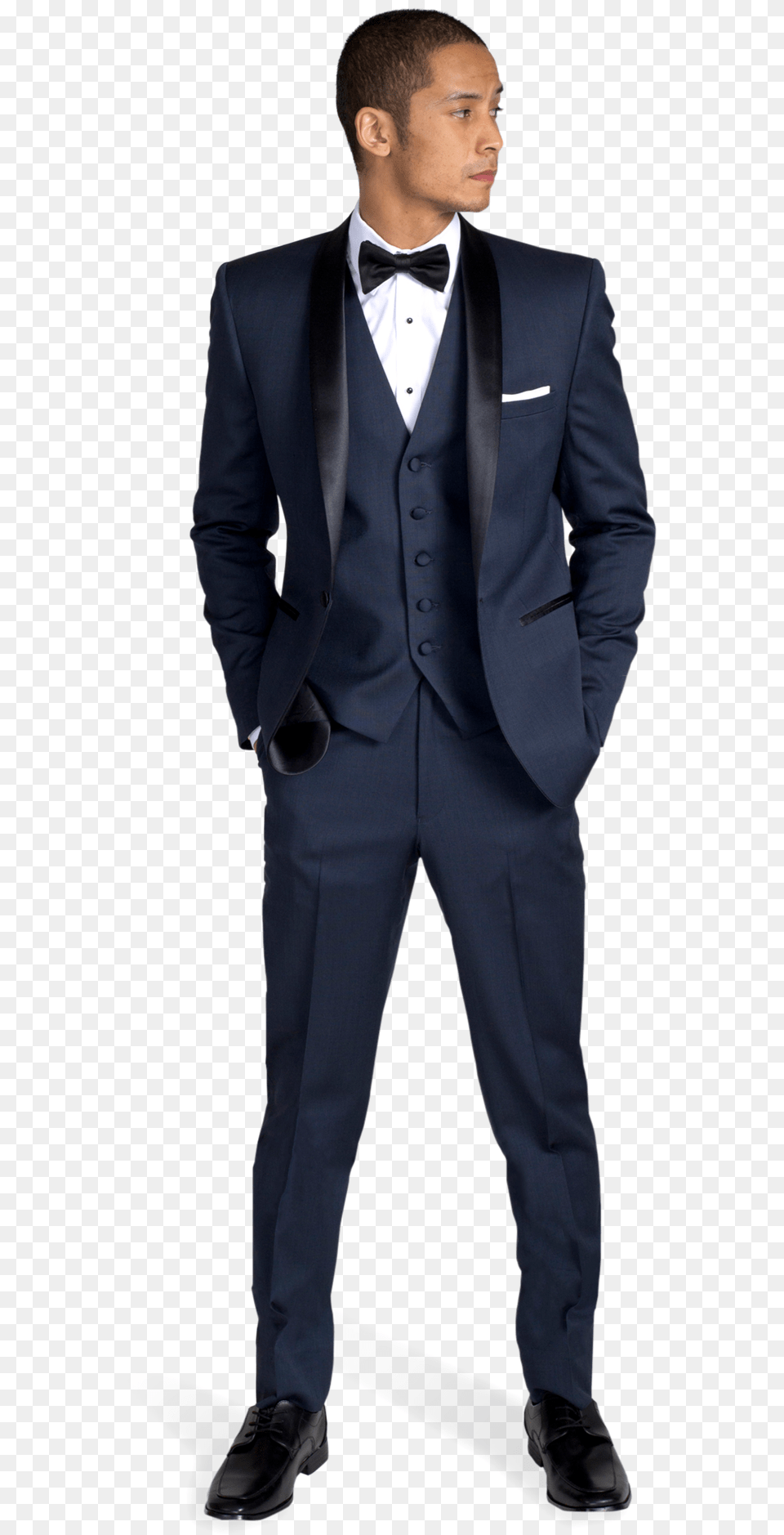 Navy Shawl Lapel Tuxedo, Clothing, Formal Wear, Suit, Adult Png