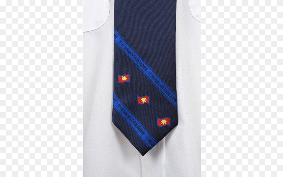 Navy Standard Tie Featuring A 3 Flag Design With Stripes, Accessories, Formal Wear, Necktie Png Image