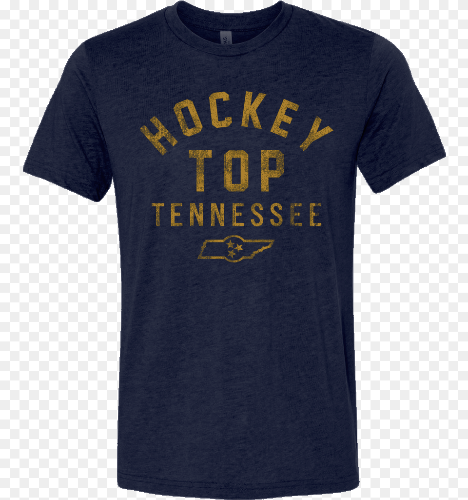 Navy Tri Blend Shirt By Allmade With Golden Yellow Shirt, Clothing, T-shirt Free Transparent Png