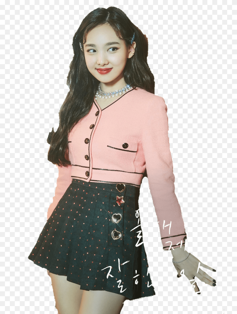 Nayeon Twice Rendes Edits Coreadelsur Overlays Nayeon Twice Nayeon Stage Outfits, Clothing, Skirt, Glove, Blouse Png