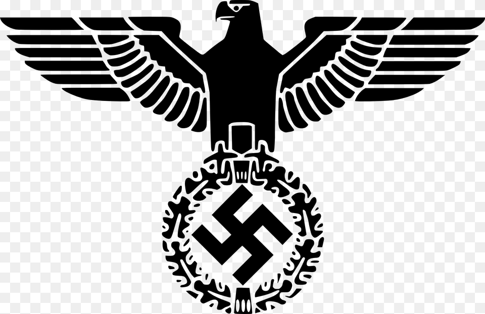 Nazi Eagle Nazi German Eagle, Gray Png Image
