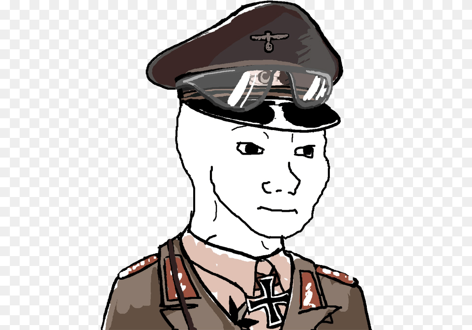 Nazi Feels Meme, Adult, Officer, Man, Male Free Png