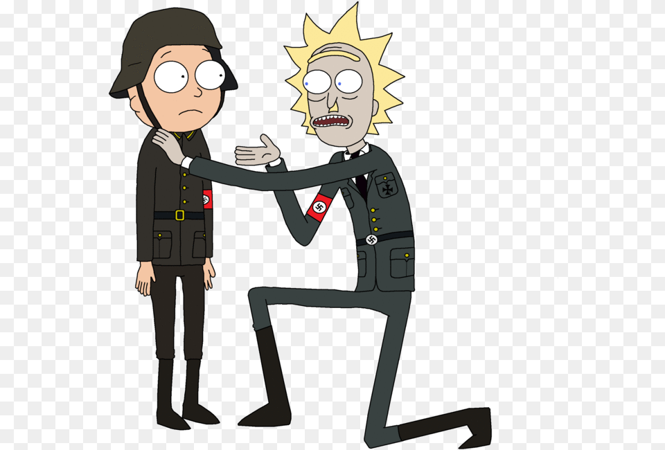 Nazi Rick And Morty, Person, Face, Head Free Png